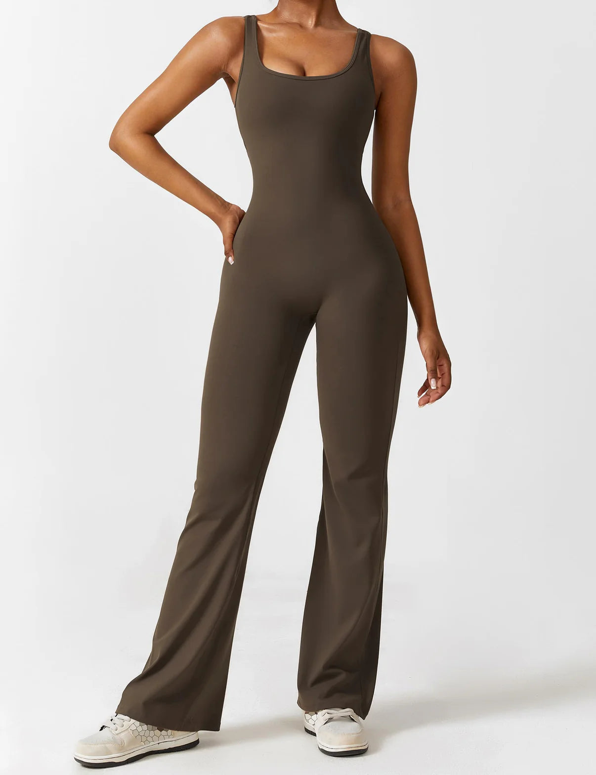 GIVOORA SleekLift - Sleeveless Flare Jumpsuit