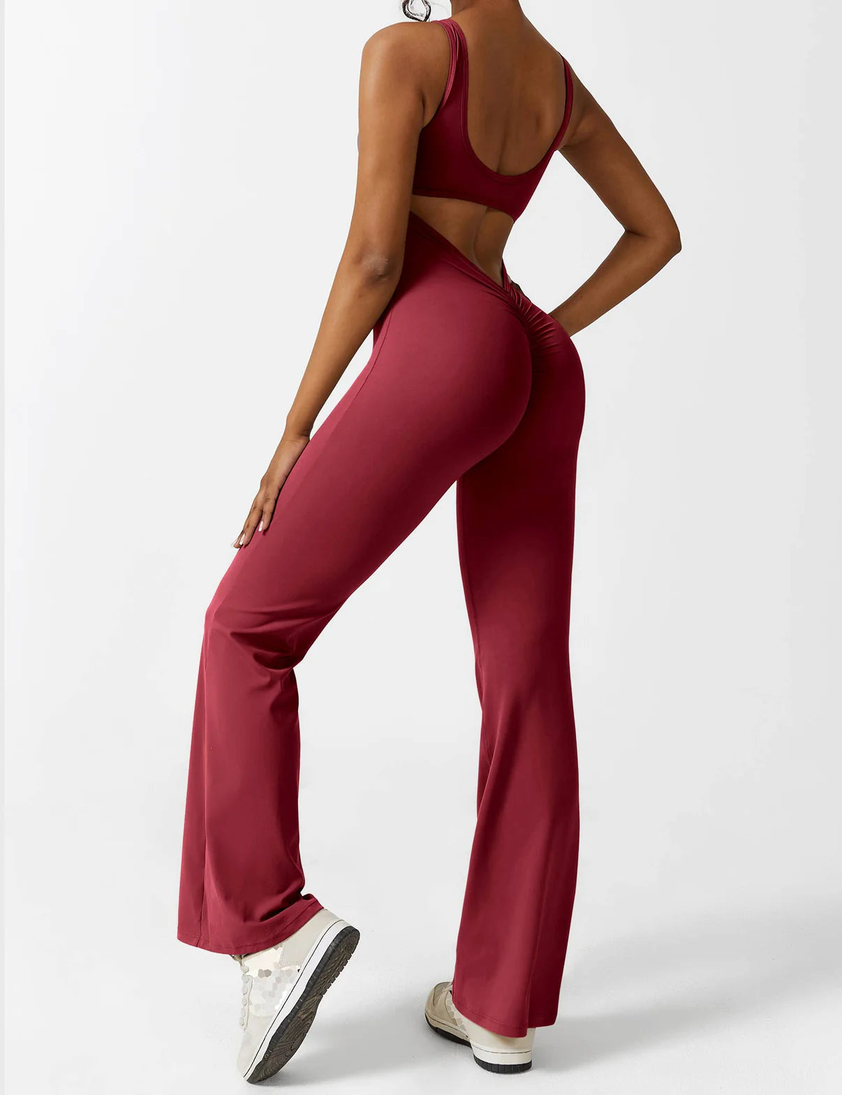 GIVOORA SleekLift - Sleeveless Flare Jumpsuit