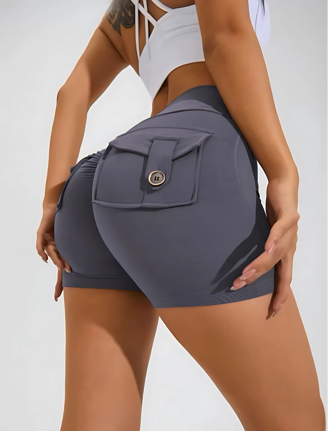 GIVOORA™ High-Waist Sport Shorts