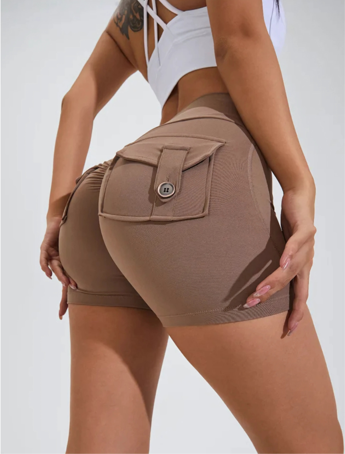 GIVOORA™ High-Waist Sport Shorts