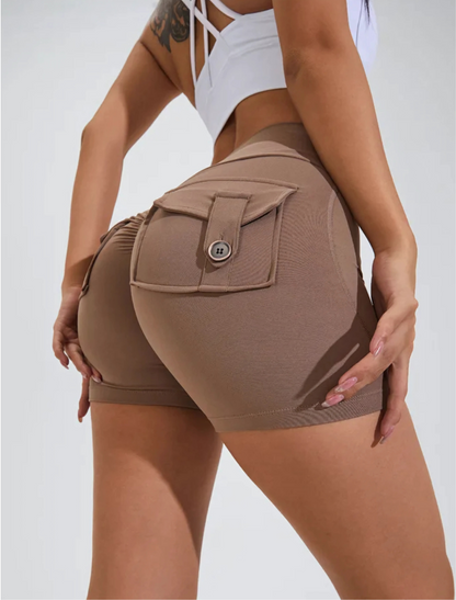 GIVOORA™ High-Waist Sport Shorts