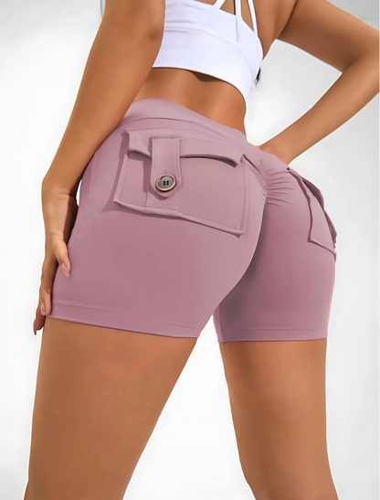 GIVOORA™ High-Waist Sport Shorts