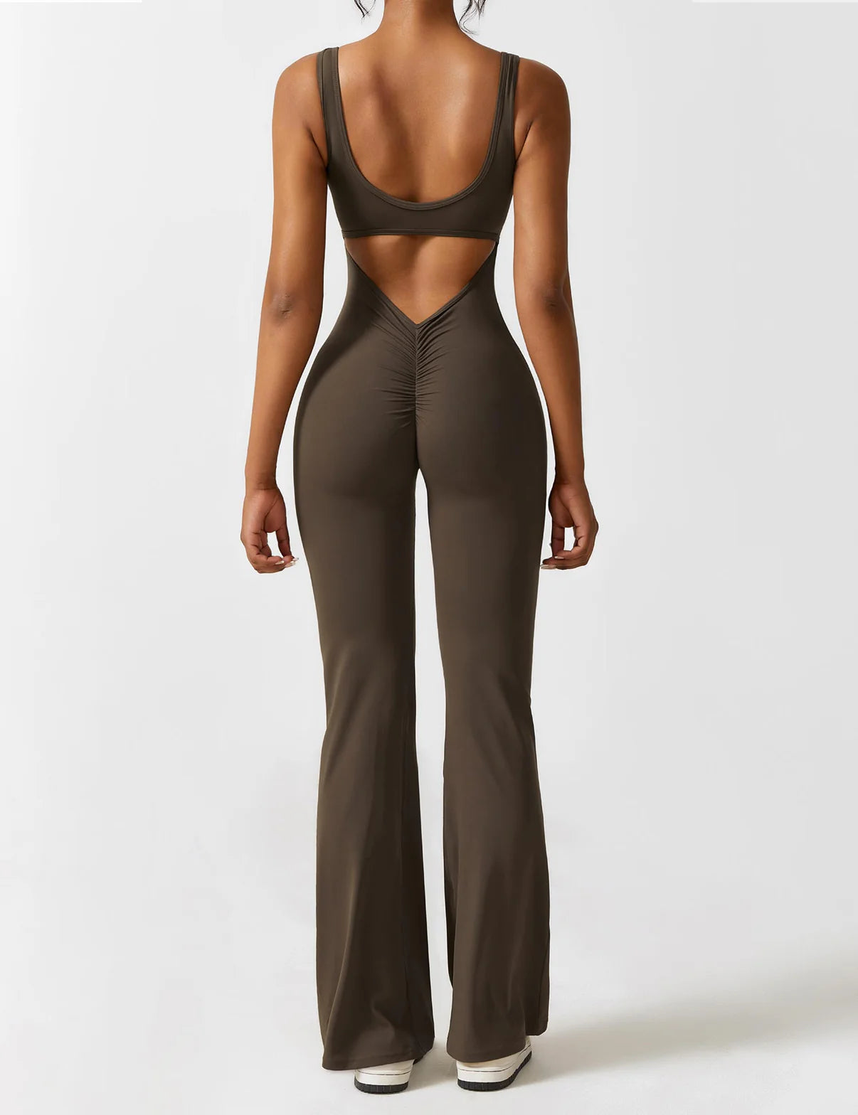 GIVOORA™ SleekLift - Sleeveless Flare Jumpsuit