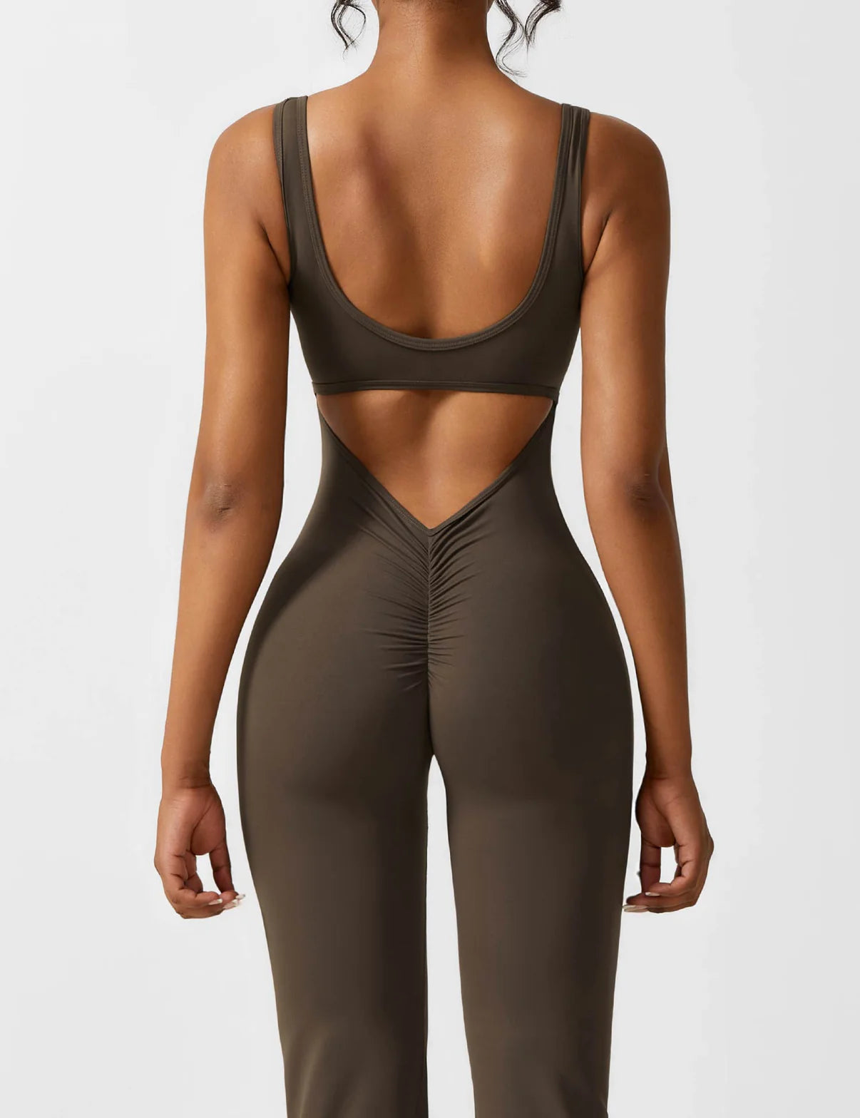 GIVOORA™ SleekLift - Sleeveless Flare Jumpsuit