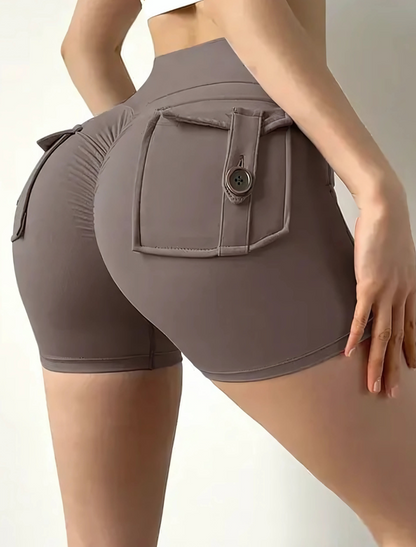 GIVOORA™ High-Waist Sport Shorts