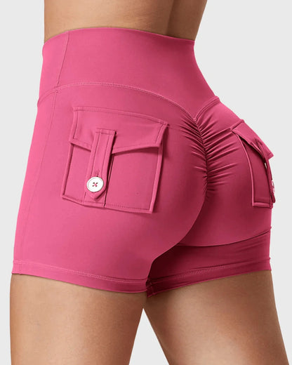 GIVOORA™ High-Waist Sport Shorts
