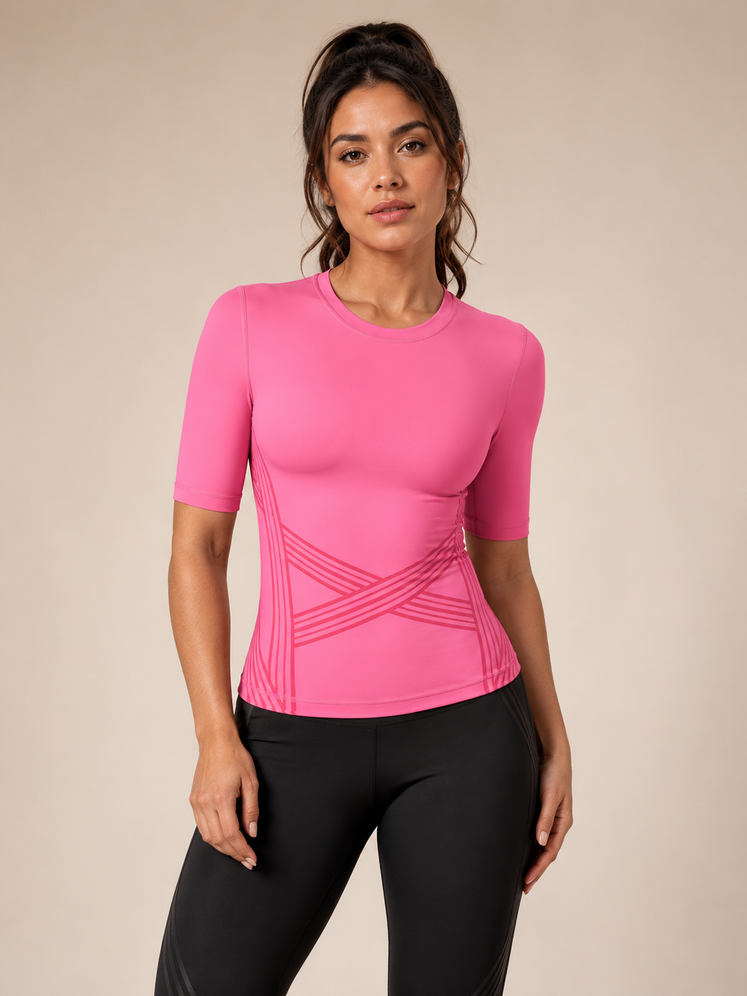 Pink Compression T-Shirt