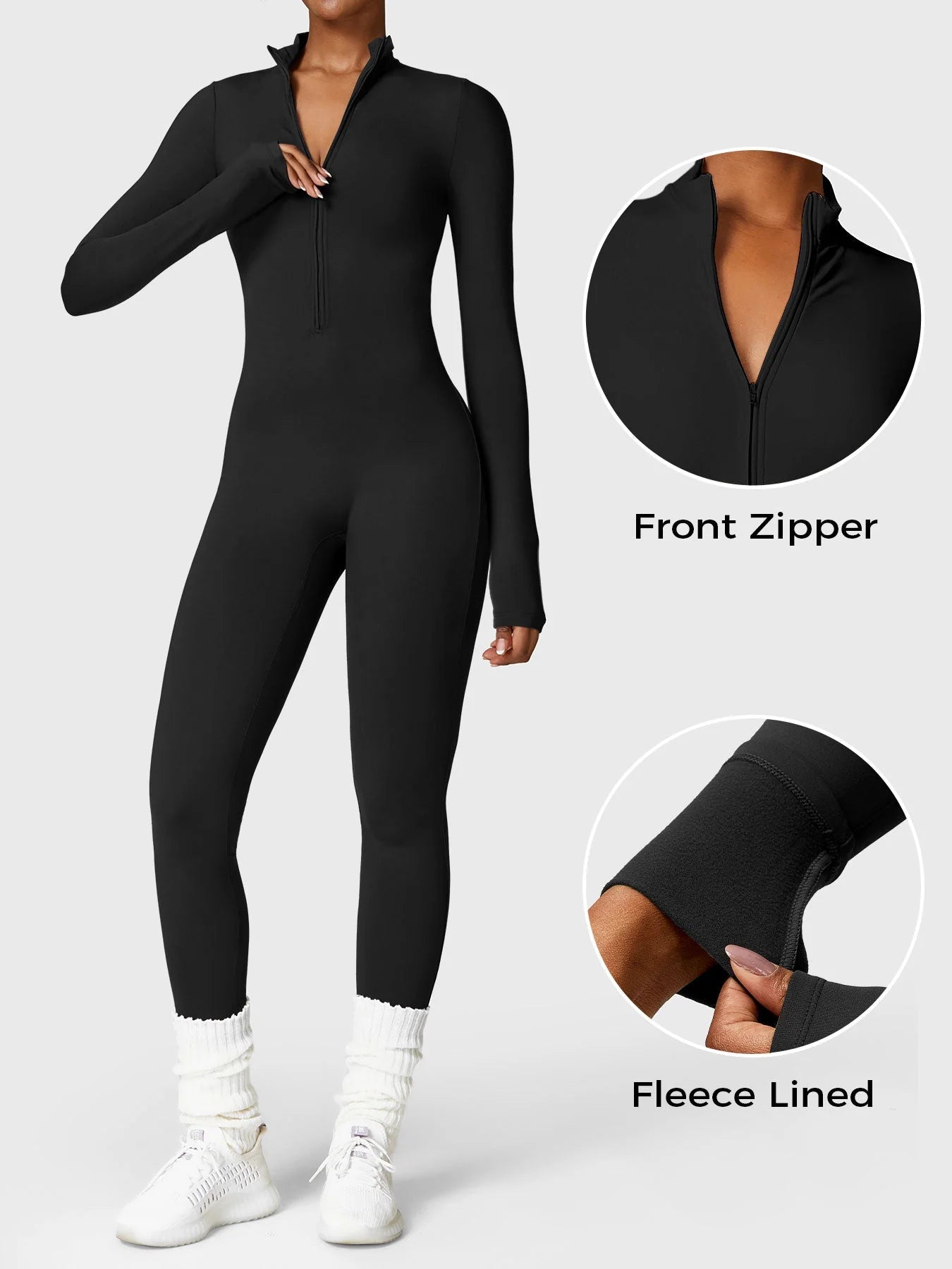 GIVOORA™ Flexi-Fit Zip Fleece