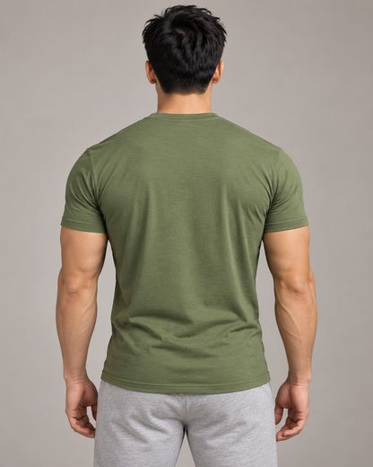 military-skull-t-shirt-Green