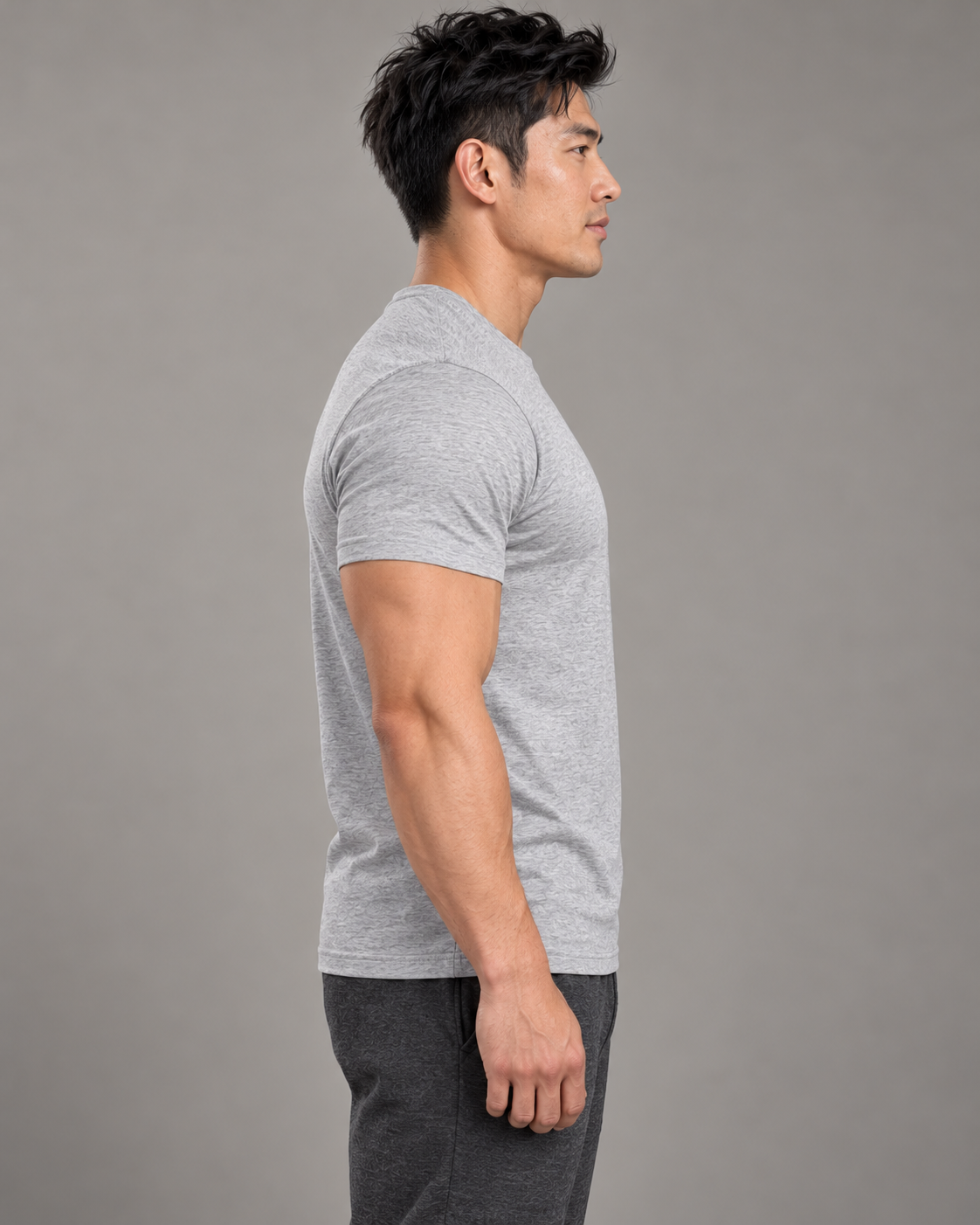 military-skull-t-shirt-Grey