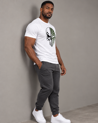 military-skull-t-shirt-White