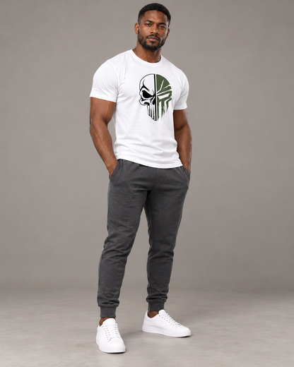 military-skull-t-shirt-White